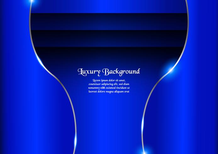 Abstract blue background in premium concept with copy space.Template design for cover, business presentation, web banner and packaging. vector