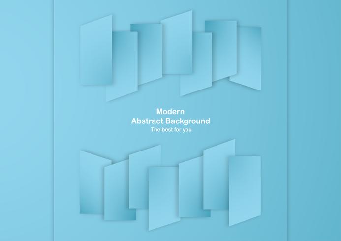 Abstract blue background with pastel color. Template for business presentation, cover, invitation, poster, advertisement, banner. New trend of vector illustration design in 3D paper cut.