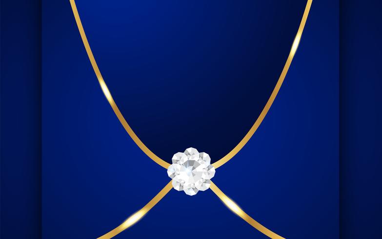 Abstract blue background in premium indian style. Template design for cover, business presentation, web banner, wedding invitation and luxury packaging. Vector illustration with golden border.