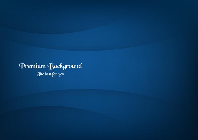 Abstract blue premium background with copy space. vector