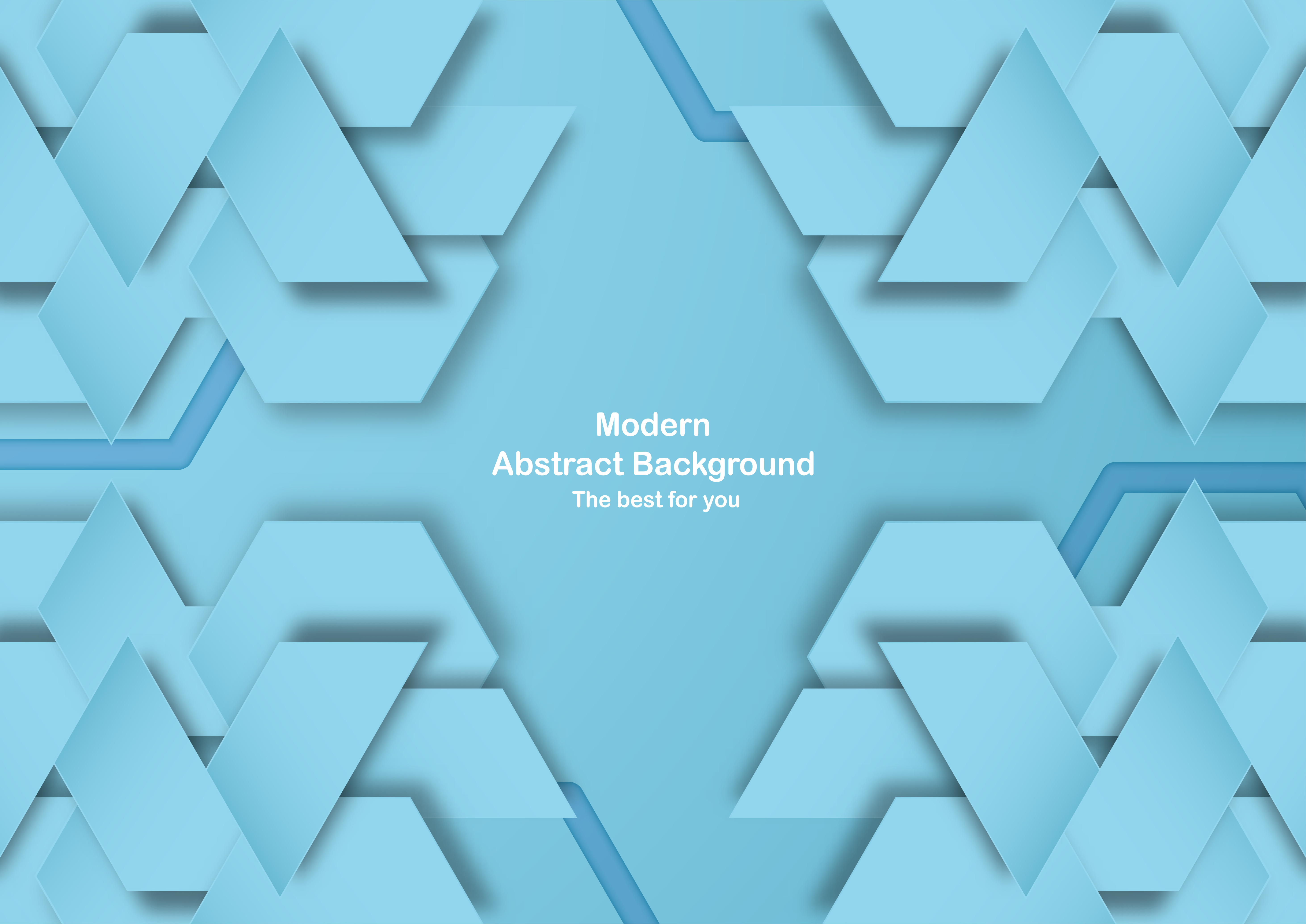 Abstract Blue Background With Pastel Color Template For Business