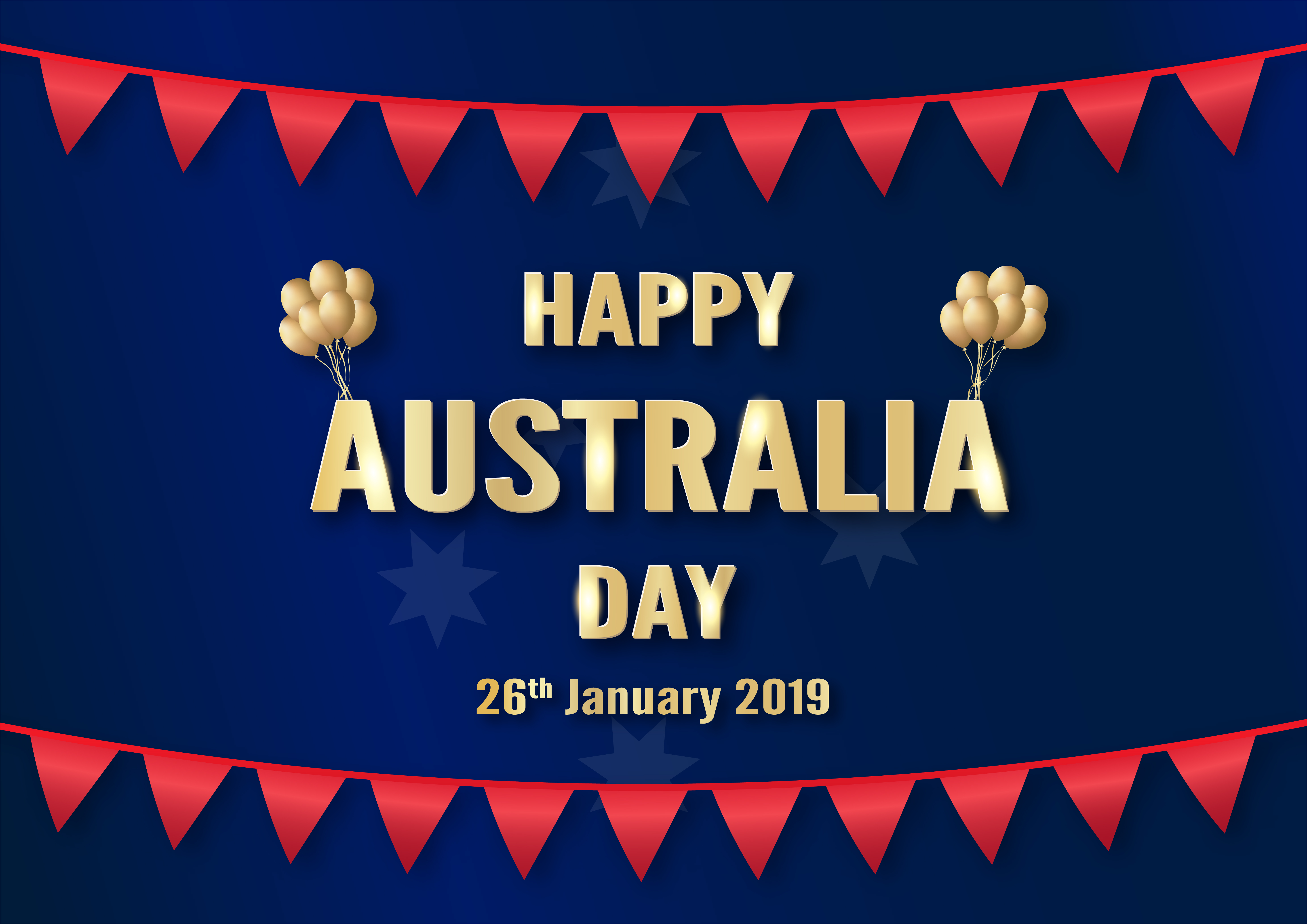 Australia Day Flyer A4 Print Template (2556261)