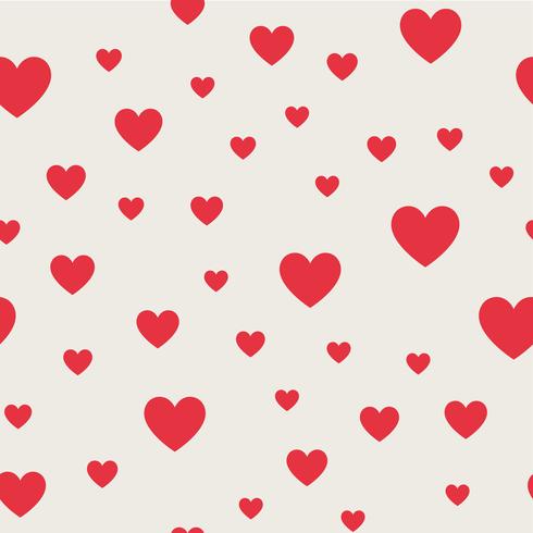 Seamless pattern background. Abstract and Modern concept. Geometric creative design stylish theme. Illustration vector. Pink and red color. Heart shape for Valentines day and wedding events vector