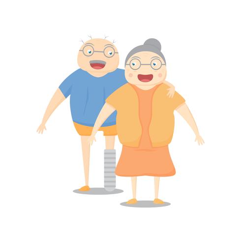 Family activity is smilling on white background. Vector illustration in flat design.