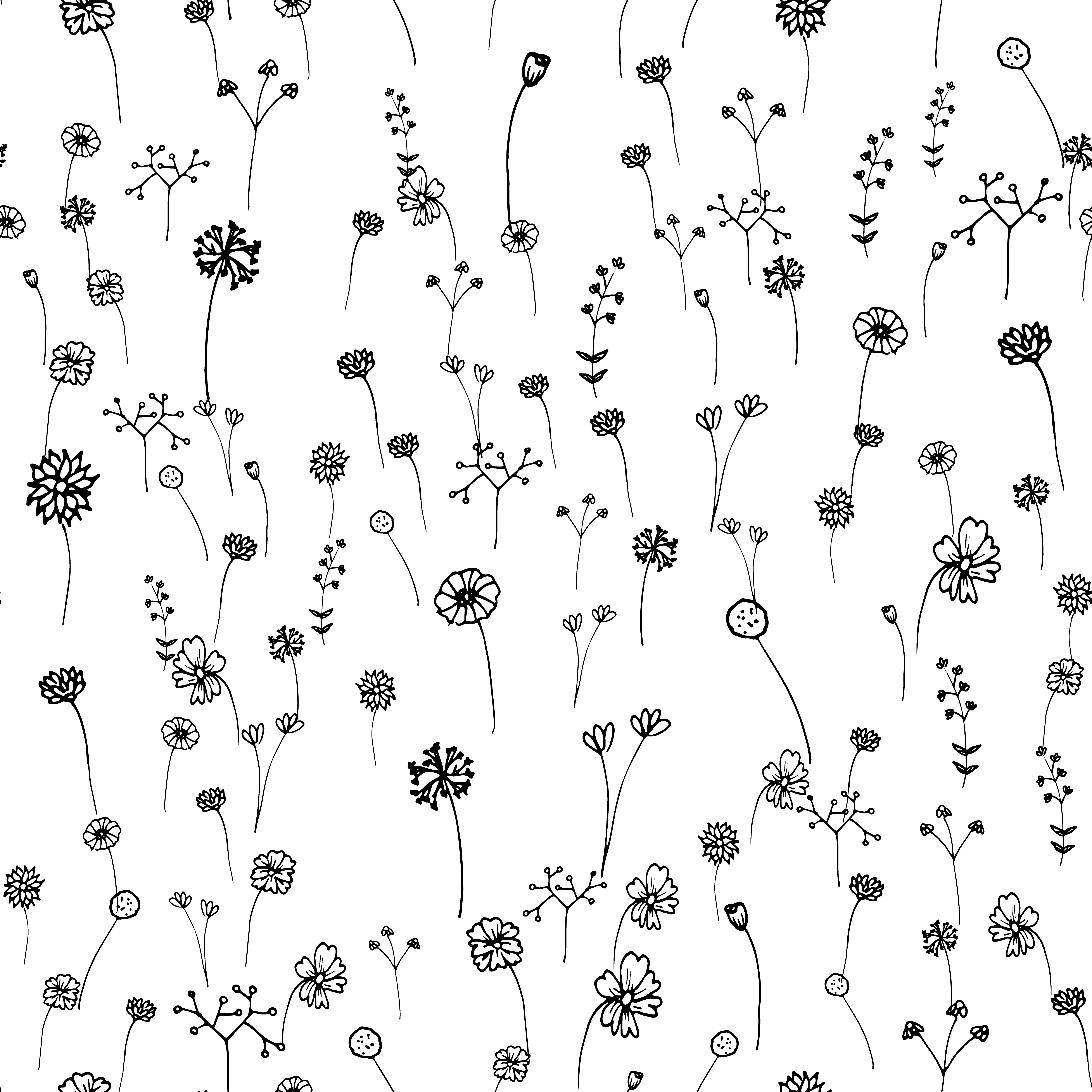 Featured image of post Outline Flower Pattern Design : Adorn your home or office with a gorgeous art print shop micklyn&#039;s society6 store featuring unique designs on various products across art prints, tech accessories.