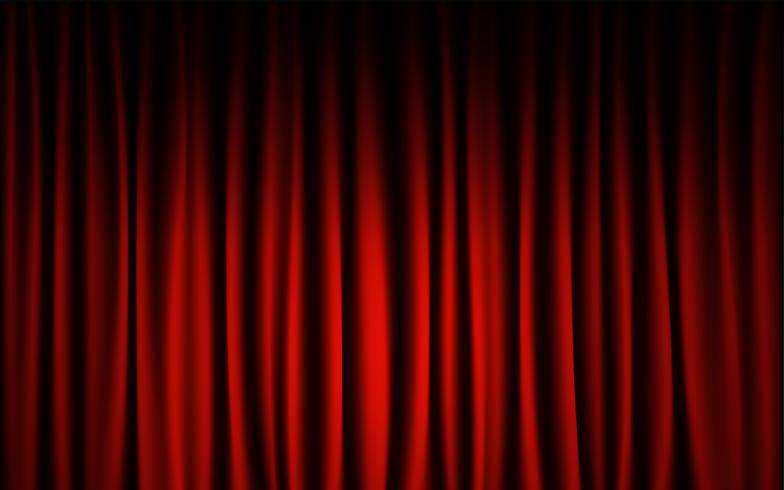 Red curtain stage concert show background. Abstract and background wallpaper  concept. 543855 Vector Art at Vecteezy