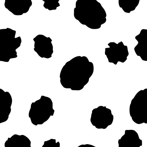 Dalmatian dog seamless pattern vector