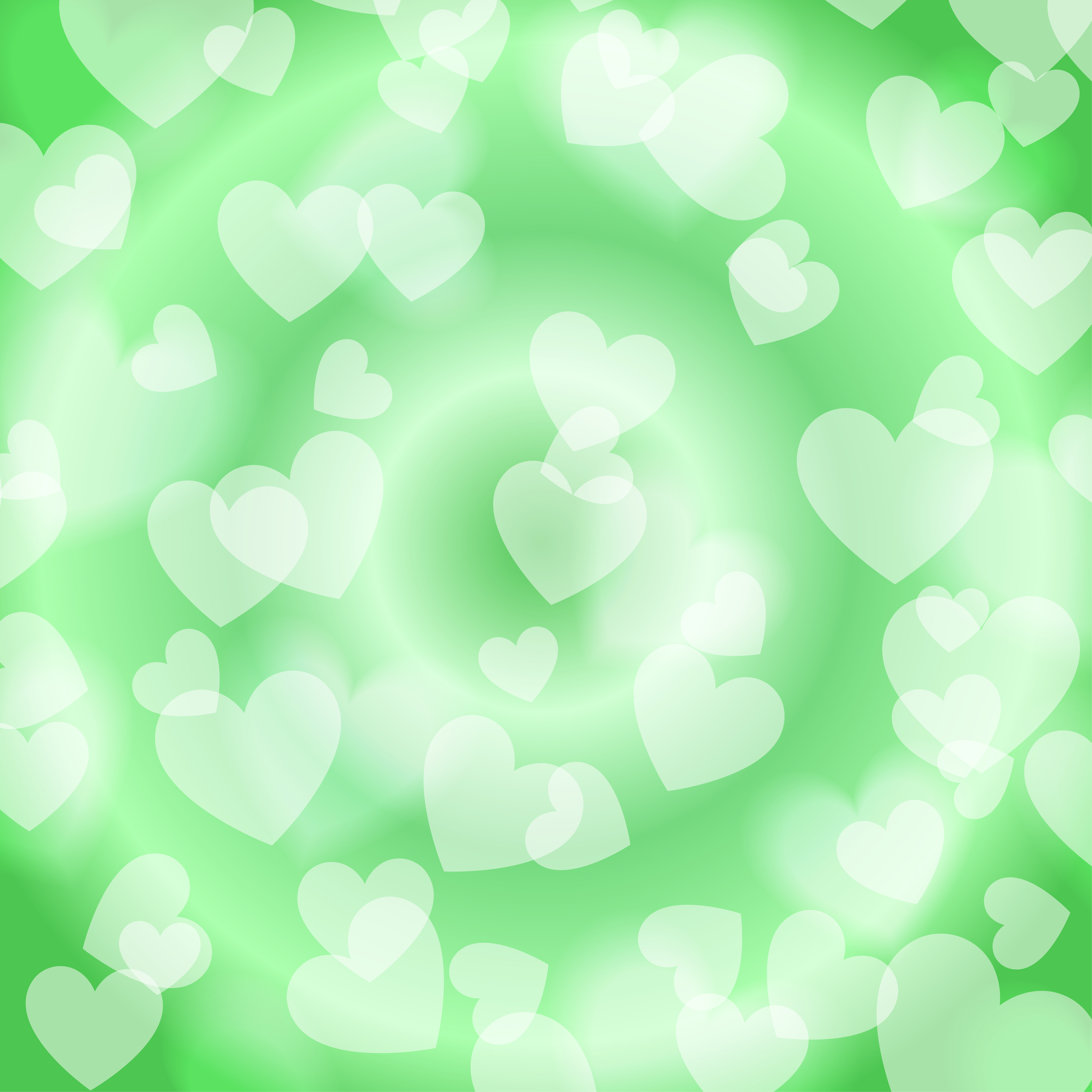 Green Heart Bokeh, pattern, vector 544032 Vector Art at Vecteezy