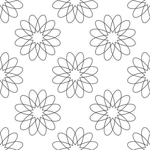Seamless Pattern Background Modern Abstract And Classical Antique Concept Geometric Creative Design Stylish Theme Illustration Vector Black And White Color Floral And Flower Shape Download Free Vectors Clipart Graphics Vector