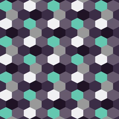 Patrón de fondo de arándanos color hexagonal vector