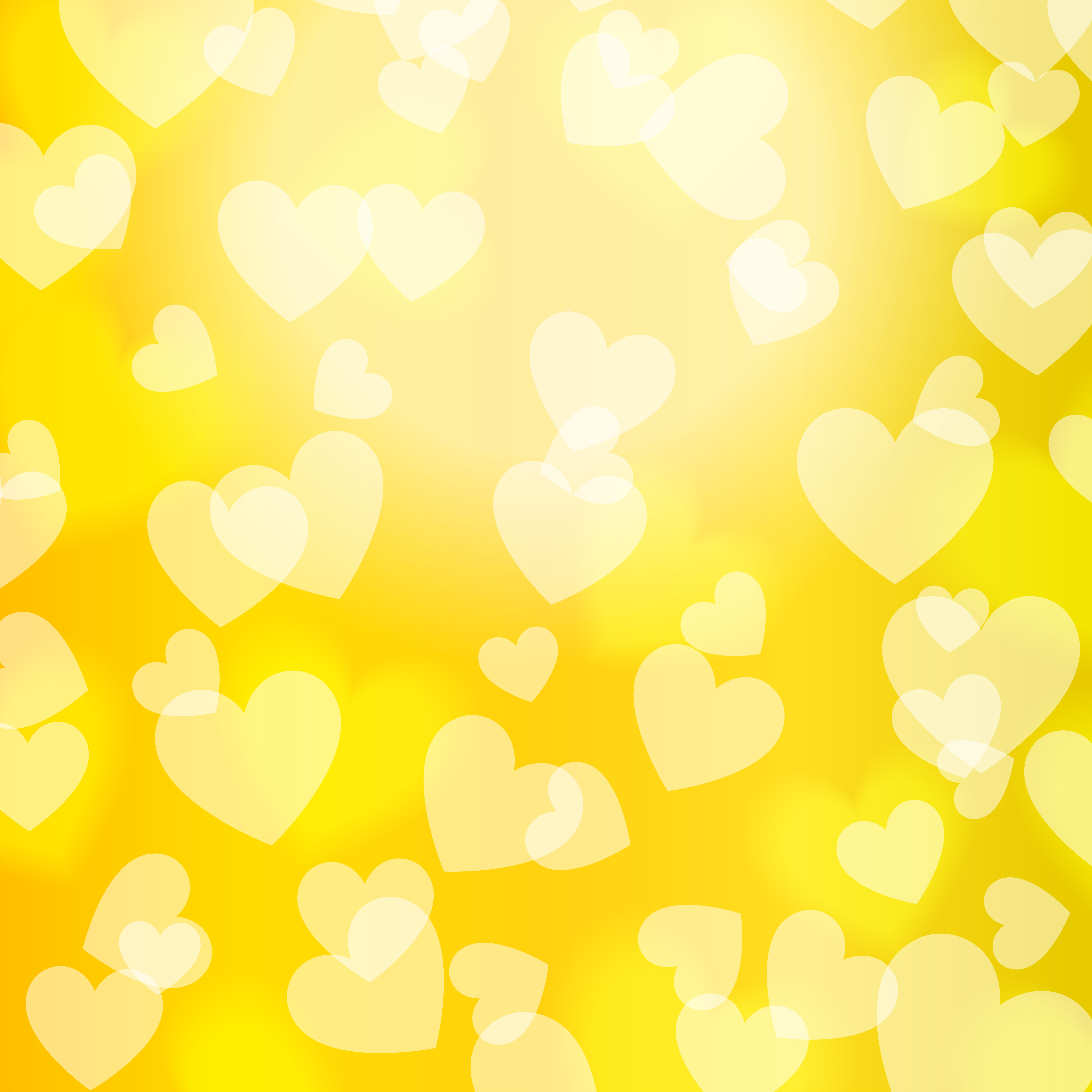 Yellow Gold Bokeh Heart, pattern, vector 544224 Vector Art at Vecteezy