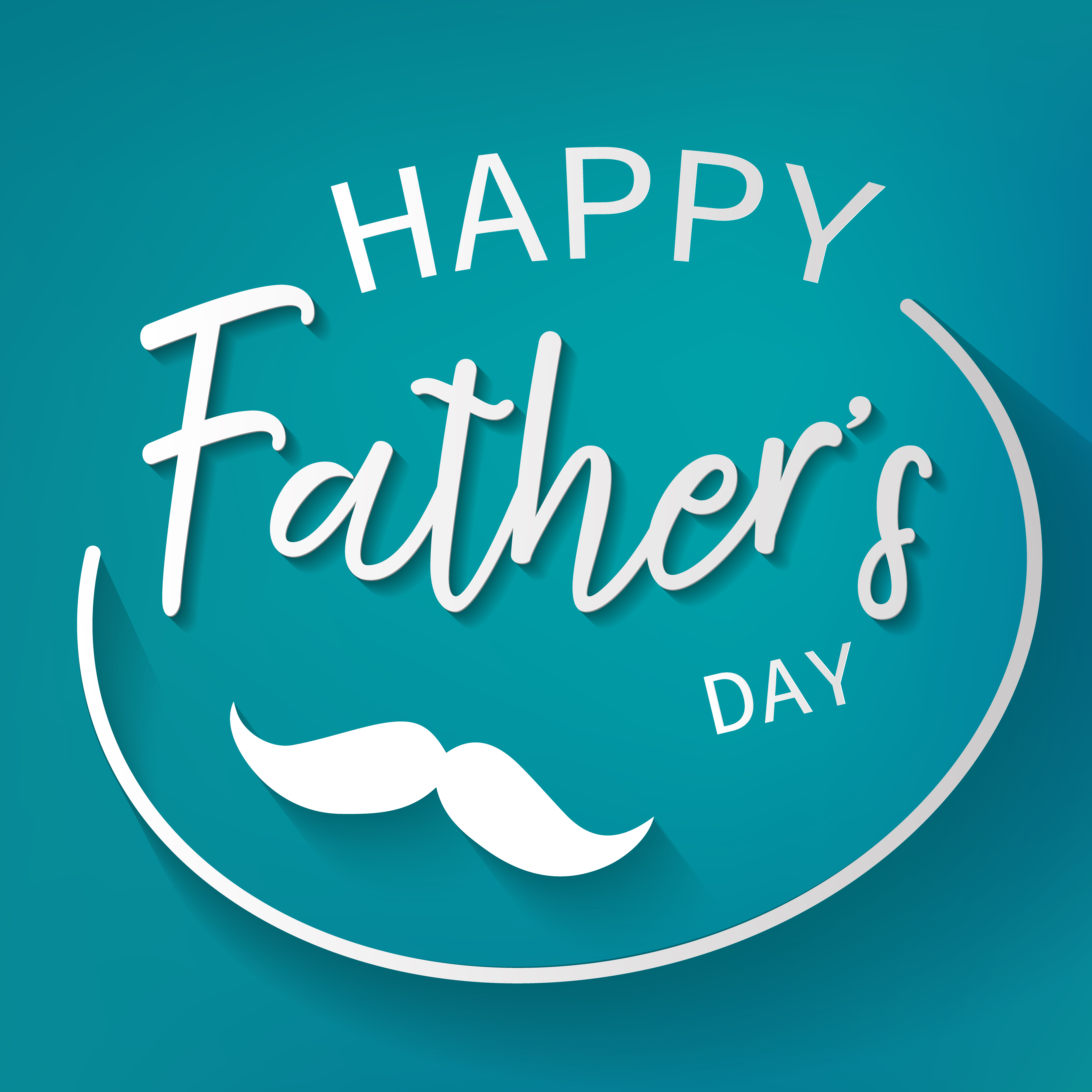 Happy father day graphic design background. Decoration and Celebration