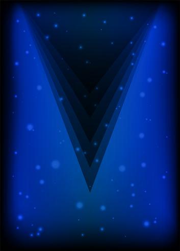 Blue poster abstract background vector