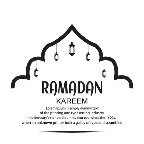 Ilustración Ramadán para tu proyecto. vector