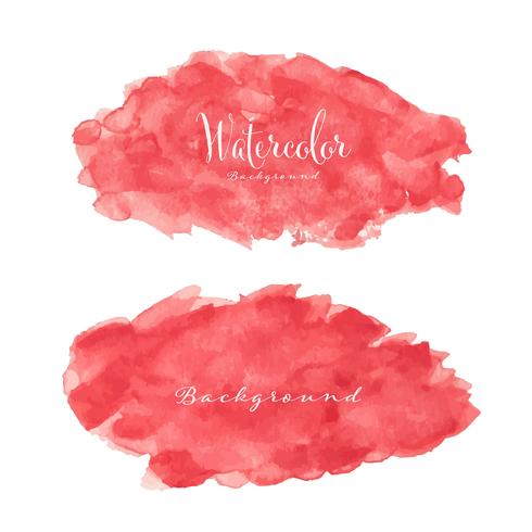 Abstract watercolor background. Watercolor element for card. Vector illustration.