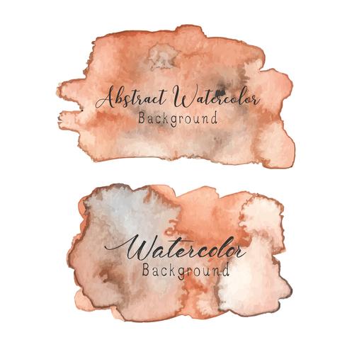 Abstract watercolor background. Watercolor element for card. Vector illustration.