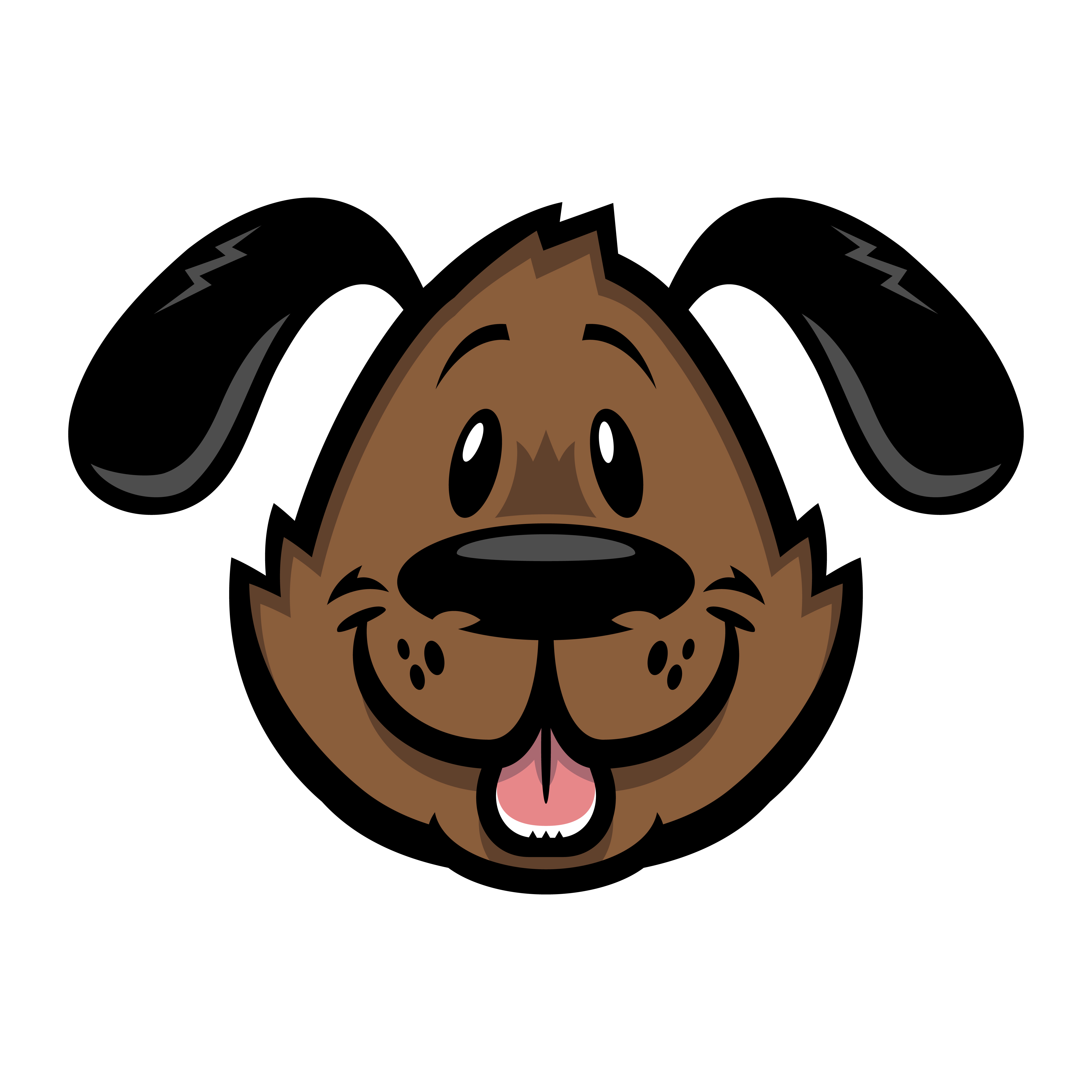 Cute friendly cartoon dog 544700 Vector Art at Vecteezy