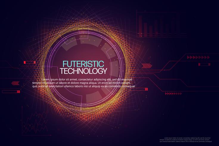 Abstract technology background.  vector