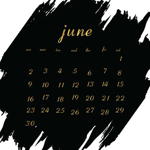 Calendar 2019 for your project vector