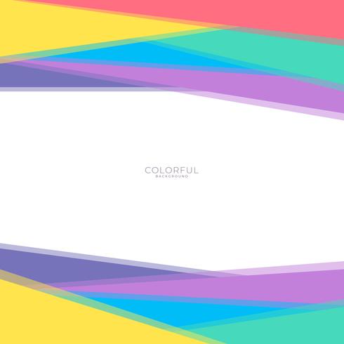 Creative Geometric Colorful Bright Background vector