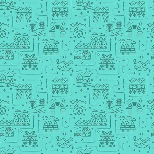 Nature landscape background vector
