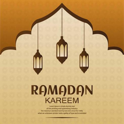 Ilustración Ramadán para tu proyecto. vector