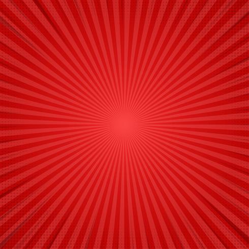 Red Comic Cartoon Background. Vector Illustration Design.