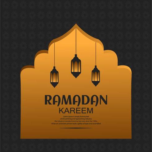 Ilustración Ramadán para tu proyecto. vector