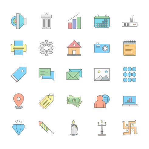 25 Universal Icon Set vector