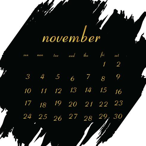 Calendar 2019 for your project vector