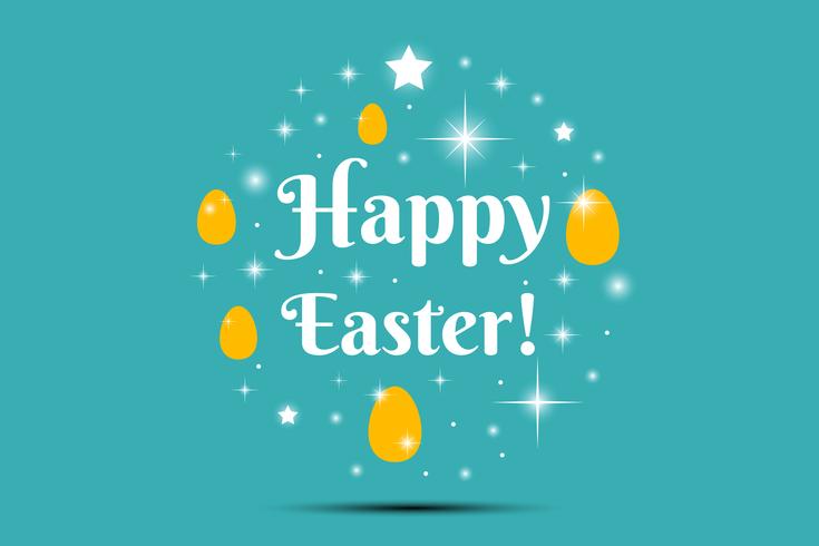 Happy Easter Illustration vector