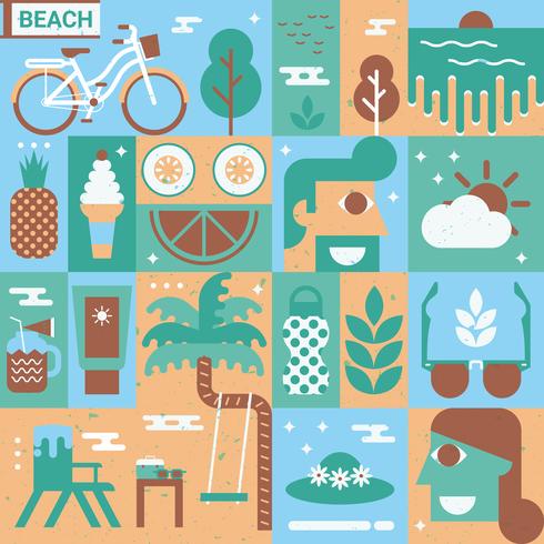 Beach Concept vector