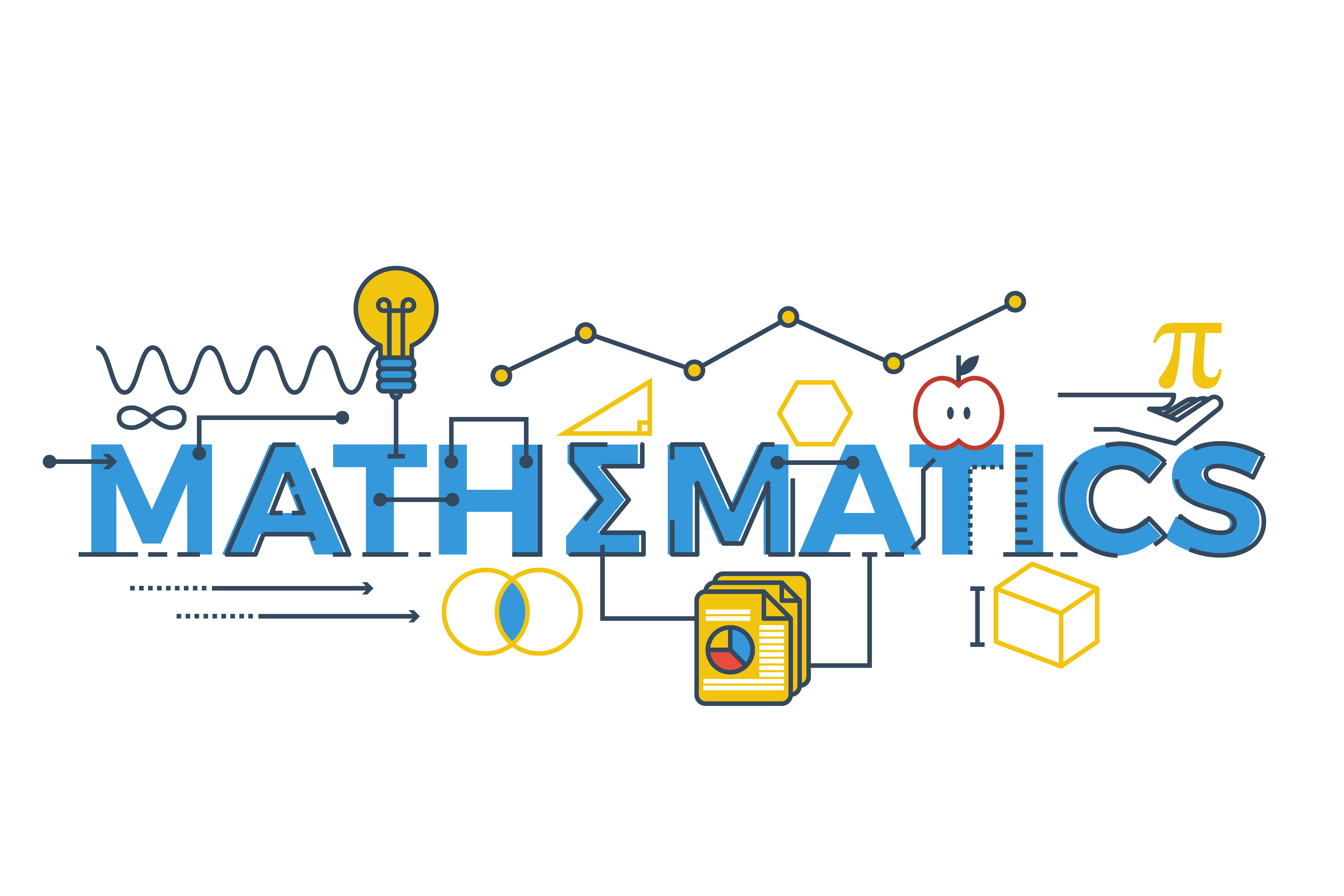 Mathematics Word Illustration 545475 Vector Art At Vecteezy