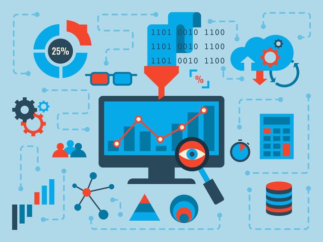 Análisis de los datos vector