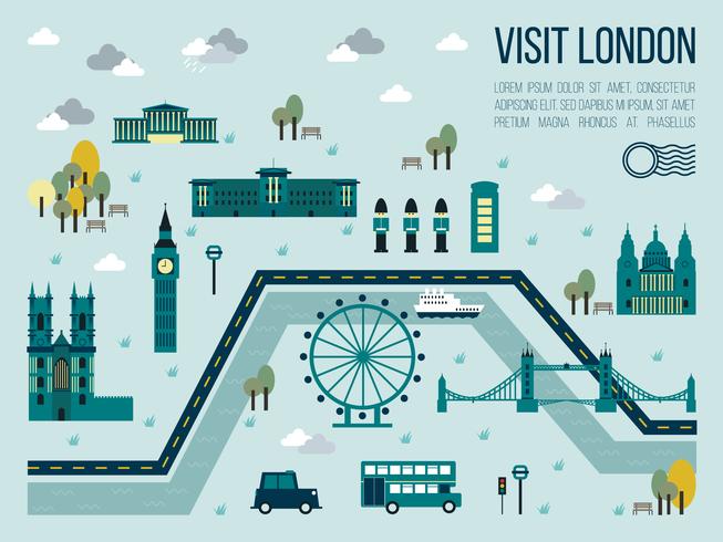 Visitar londres vector