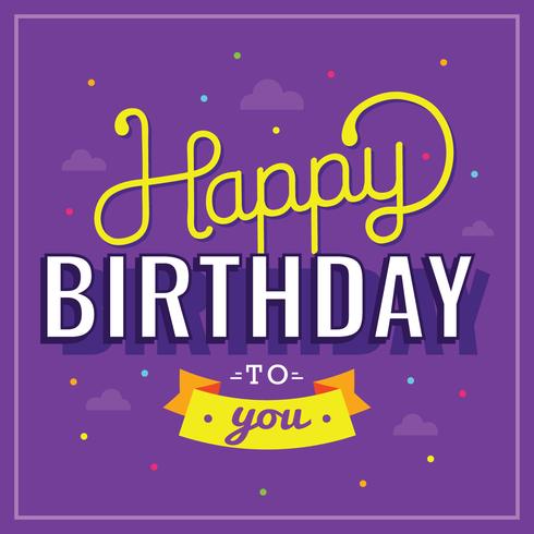 Happy Birthday Greeting Card