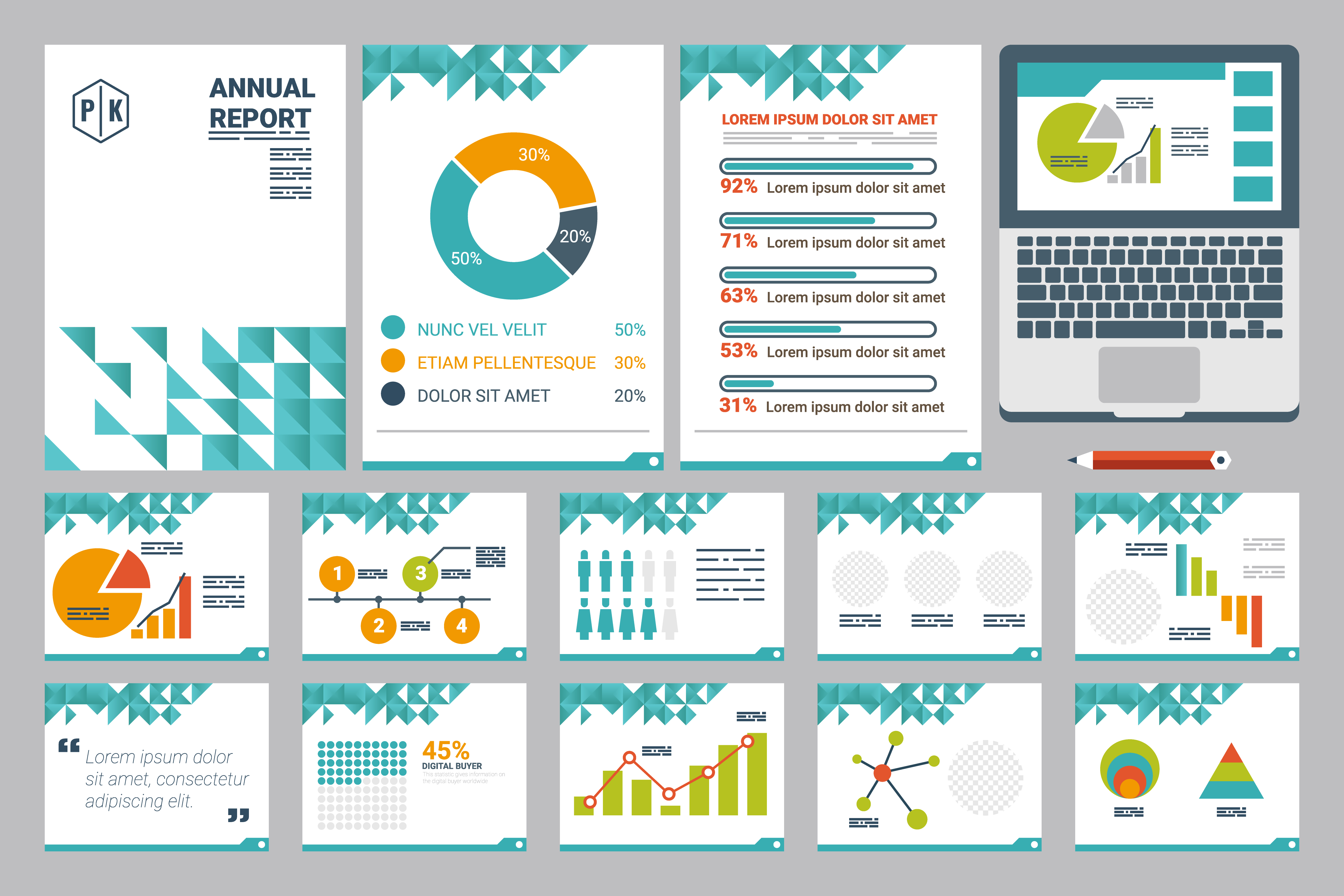 Annual Report Presentation Template Free Download Nisma Info