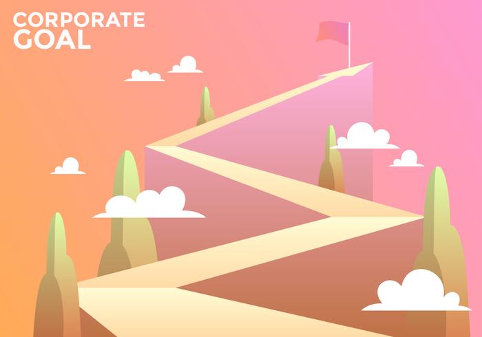 Corporate Goals Vector