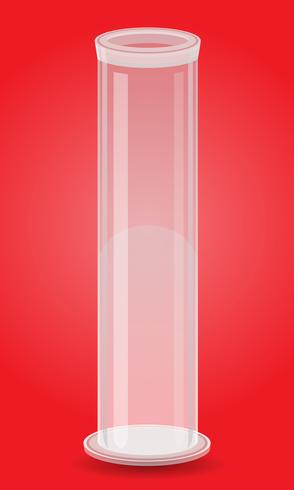glass test tube vector illustration