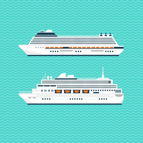 FLAT SHIP COLLECTION vector