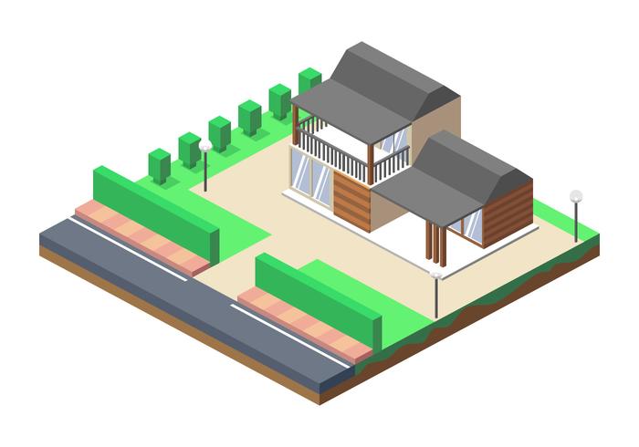 Isometric House Vector