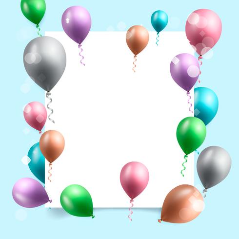 Ilustración de vector de fondo de celebración de cumpleaños
