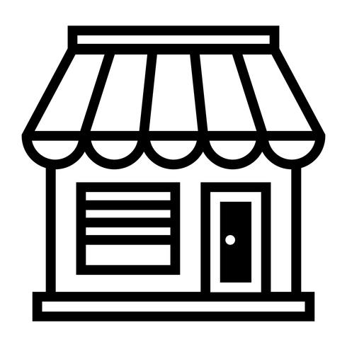 Tienda de negocios vector