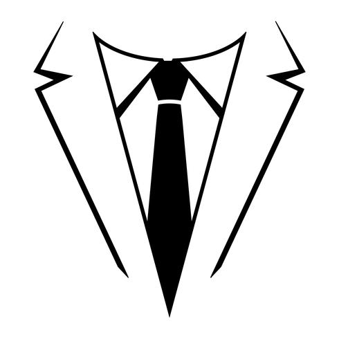 Hombre de negocios en traje cabeza vector icono