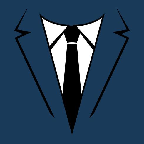 Businessman in suit head vector icon