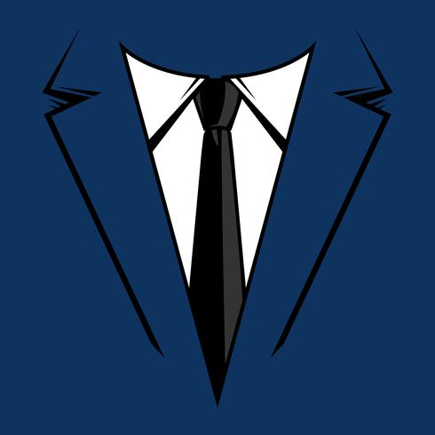 Hombre de negocios en traje cabeza vector icono