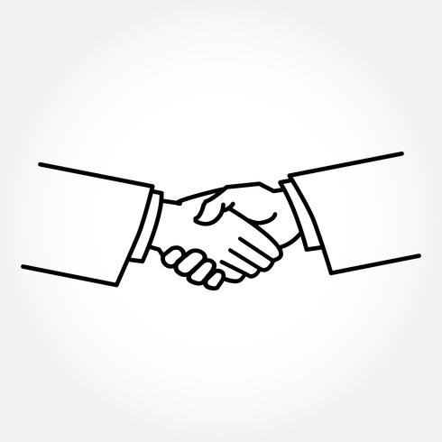 Handshake vector illustration