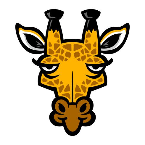 Cartoon Giraffe vector