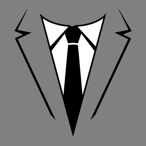 Businessman in suit head vector icon