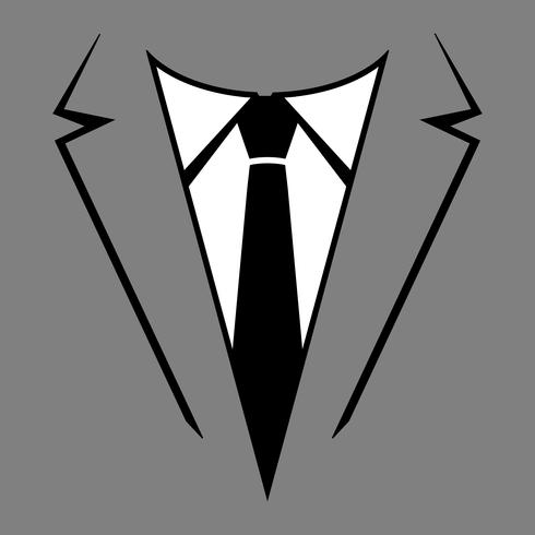 Businessman in suit head vector icon